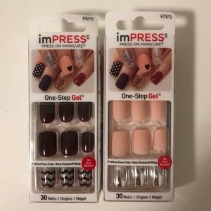 KISS “imPRESS” Press-On Manicure (2 Pack Bundle)